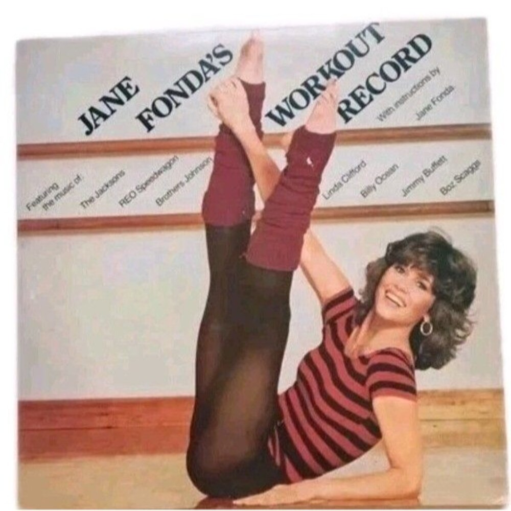 Jane Fonda - Jane Fonda's Workout Record 1981 Columbia Records Vinyl LP